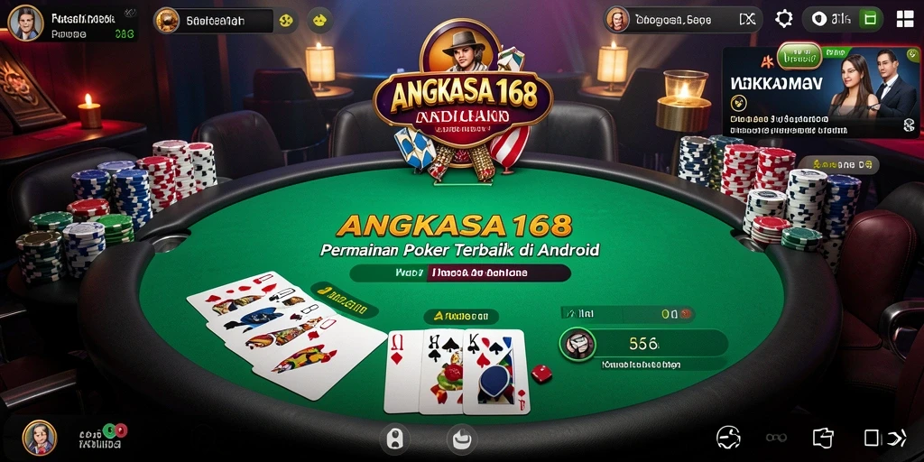 Tampilan gameplay Poker di ANGKASA168 yang menawan dan seru.