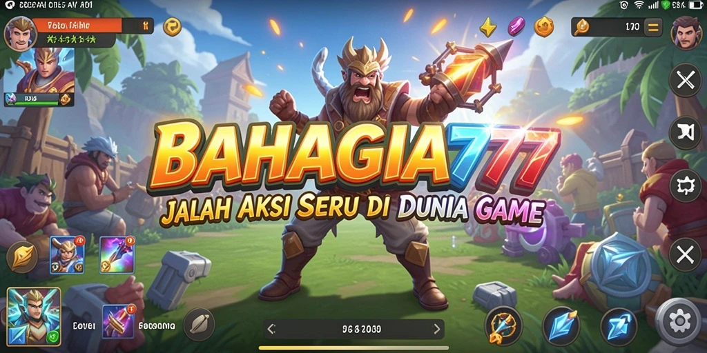 Screenshot gameplay <strong>BAHAGIA777</strong> menampilkan aksi seru dan grafis yang memukau.