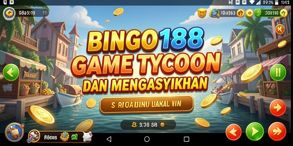 Tampilan gameplay BINGO188 yang mendebarkan saat membangun bisnis Tycoon.