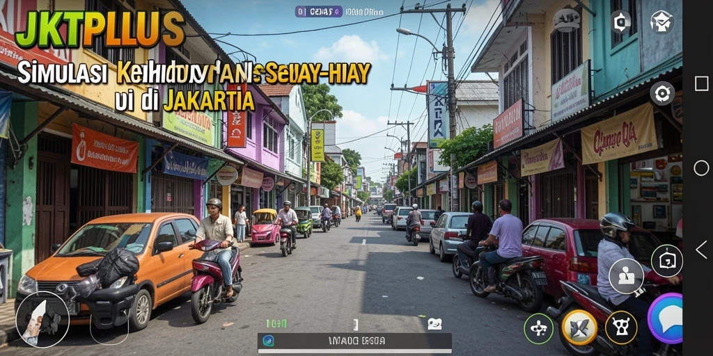 Tampilan gameplay seru dan interaktif dari JKTPLUS.