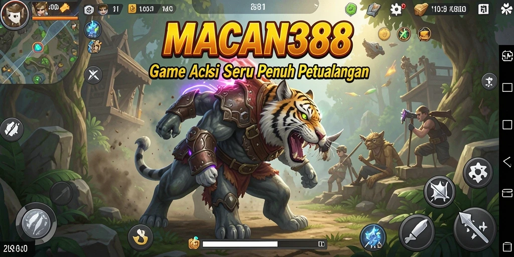 Tampilan dinamis dari gameplay <strong>MACAN388</strong> dengan aksi mendebarkan.