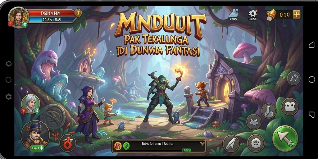 Gameplay menegangkan dalam MNDUIT dengan pemandangan fantastis.