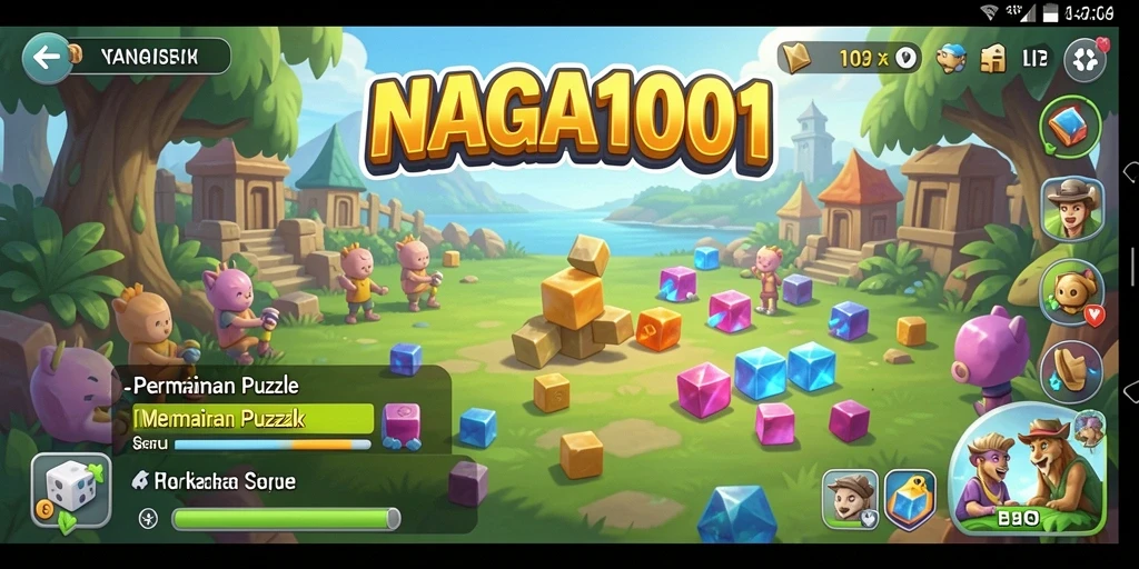 Tampilan gameplay menantang di NAGA1001 dengan banyak level seru.