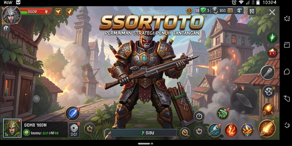 Tampilan gameplay SORTOTO yang seru dan strategis.