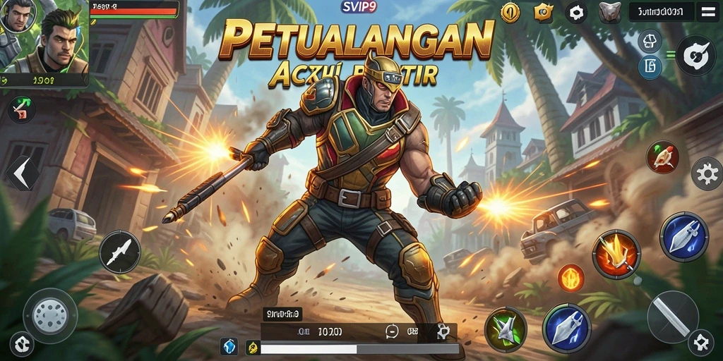 Screenshot gameplay SVIP9 yang menampilkan aksi pertarungan seru.